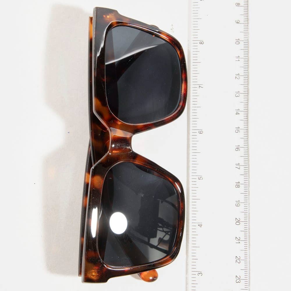 Oversized Square Acetate Sunglasses Set