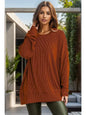 Wave Rib Oversized Sweatshirt | Choose Color