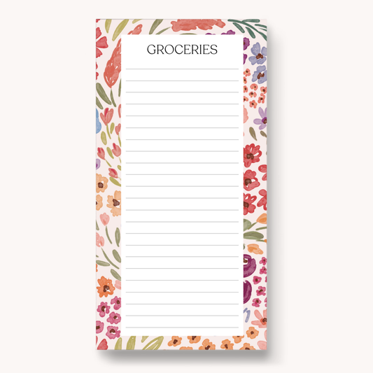Countryside Magnetic Grocery List Notepad