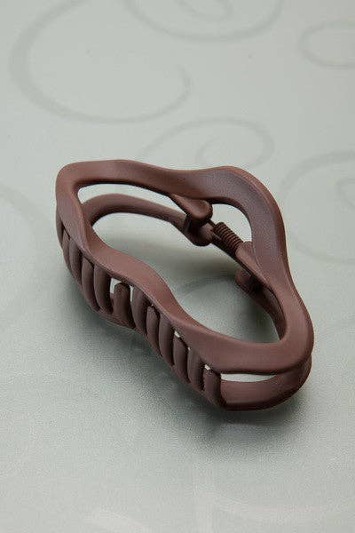 Wavy Oval Claw Clip | Chose Color