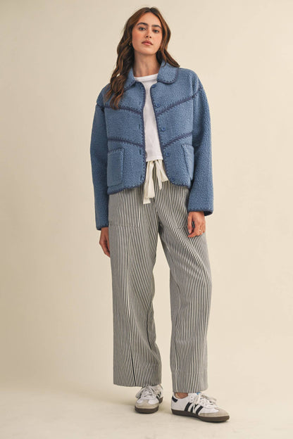 Striped Wide Leg Pants