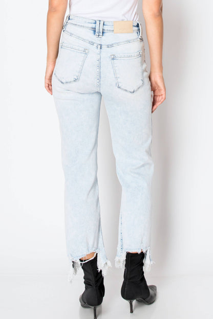 Smooth Fit Wide Leg Jeans
