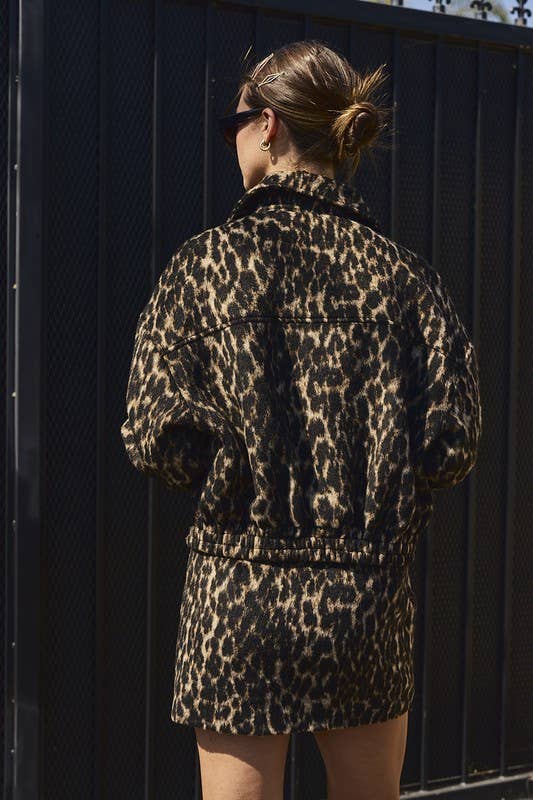 Valley Leopard Print Jacket