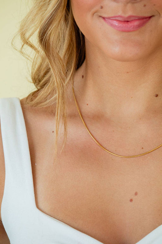 Thin Coiled Necklace