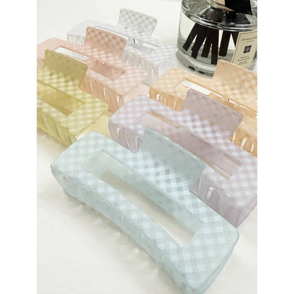 Checkered Hair Claw Clip | Choose Color