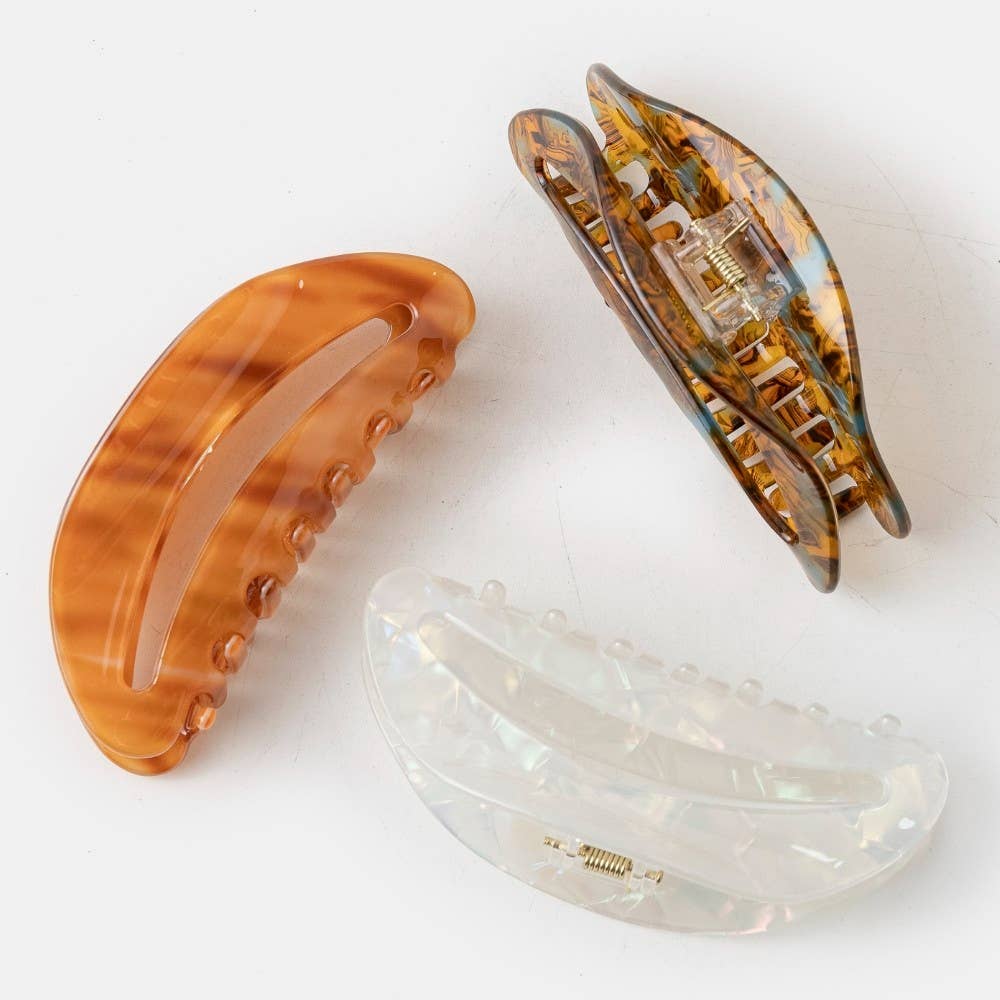 Assorted Three Piece Hair Clip Set