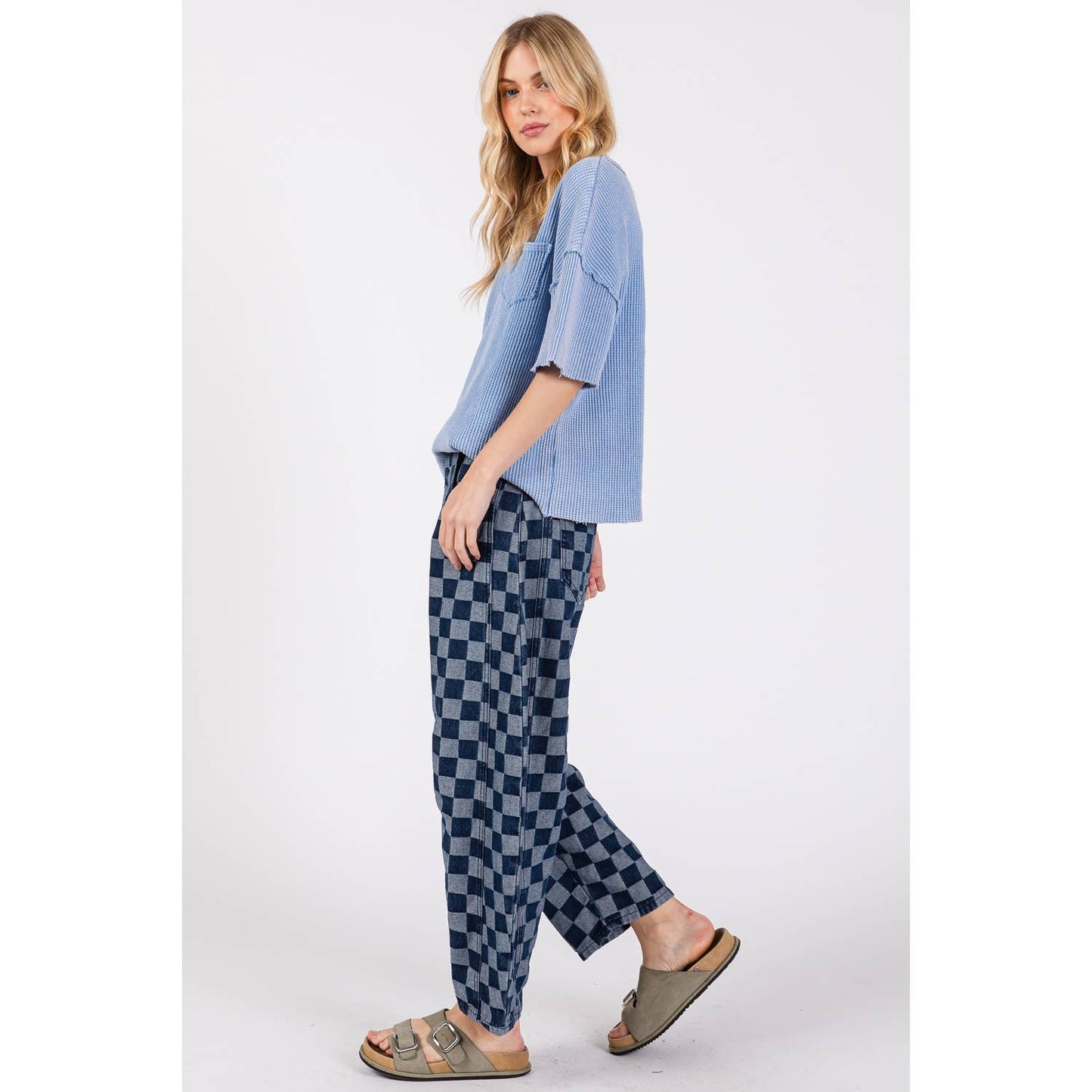 Checker Barrel Jeans