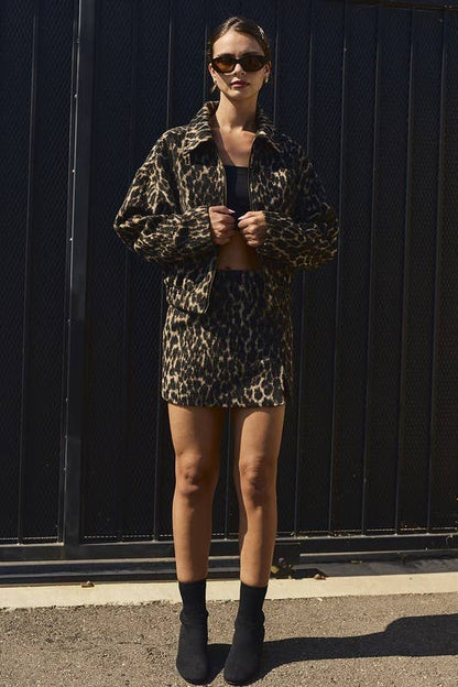 Valley Leopard Print Jacket