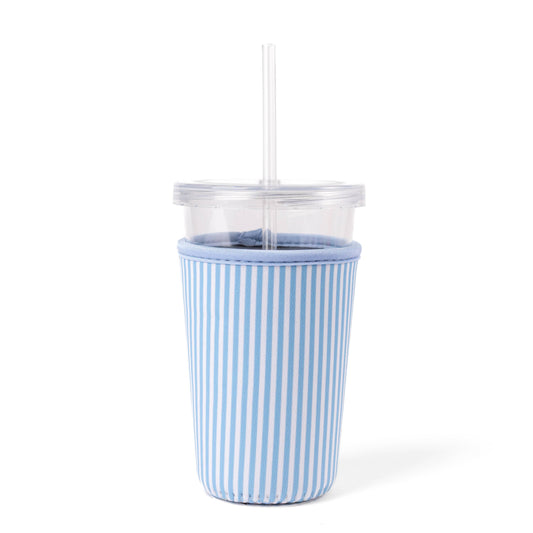 Blue Stripes Drink Sleeve