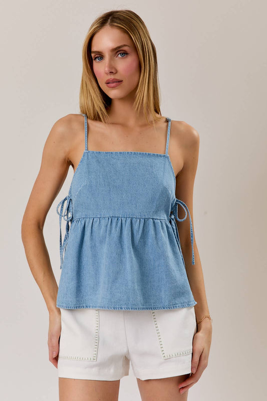 Lightweight Denim Top