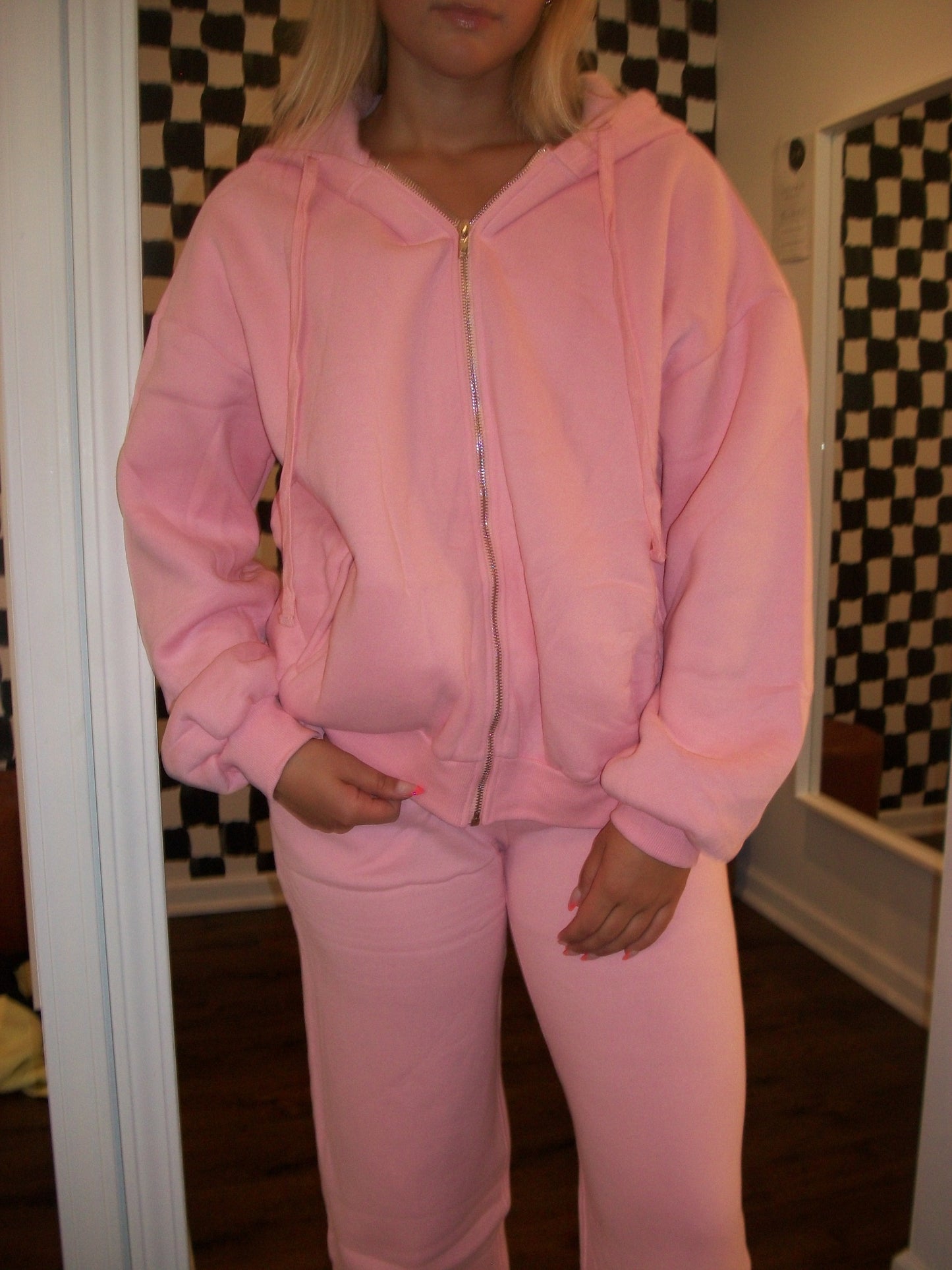 Plus Dove Fleece Set