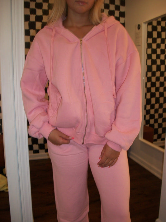 Plus Dove Fleece Set