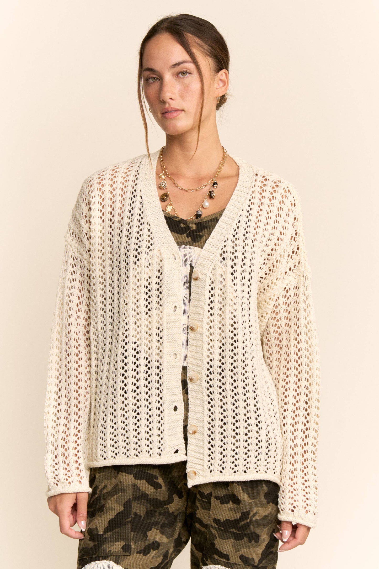 Knit Crochet Cardigan