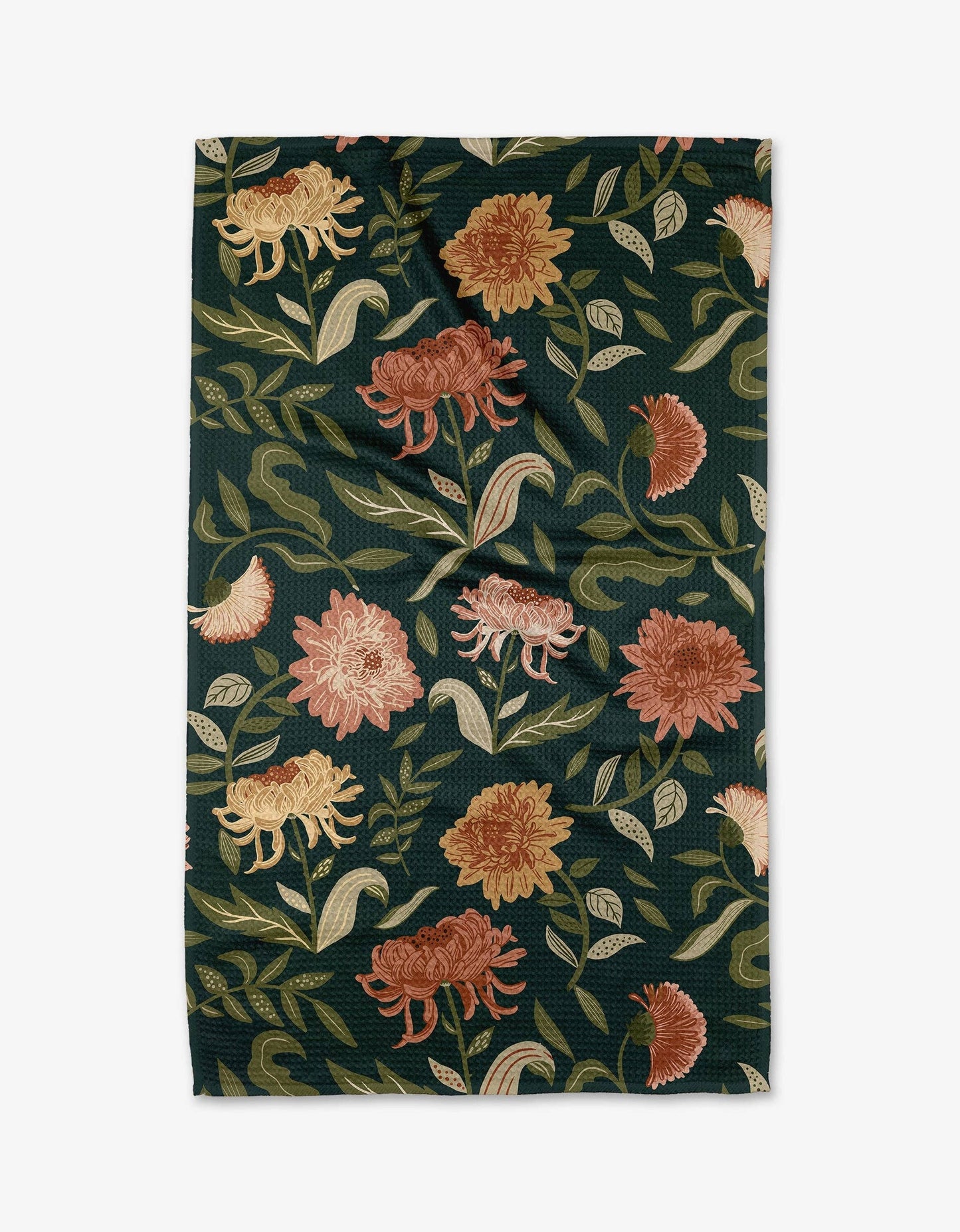 Chrysanthemums Tea Towel