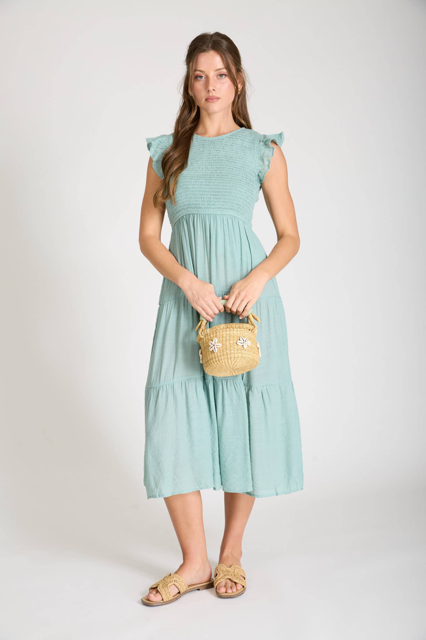 Simply Sweet Tiered Midi Dress