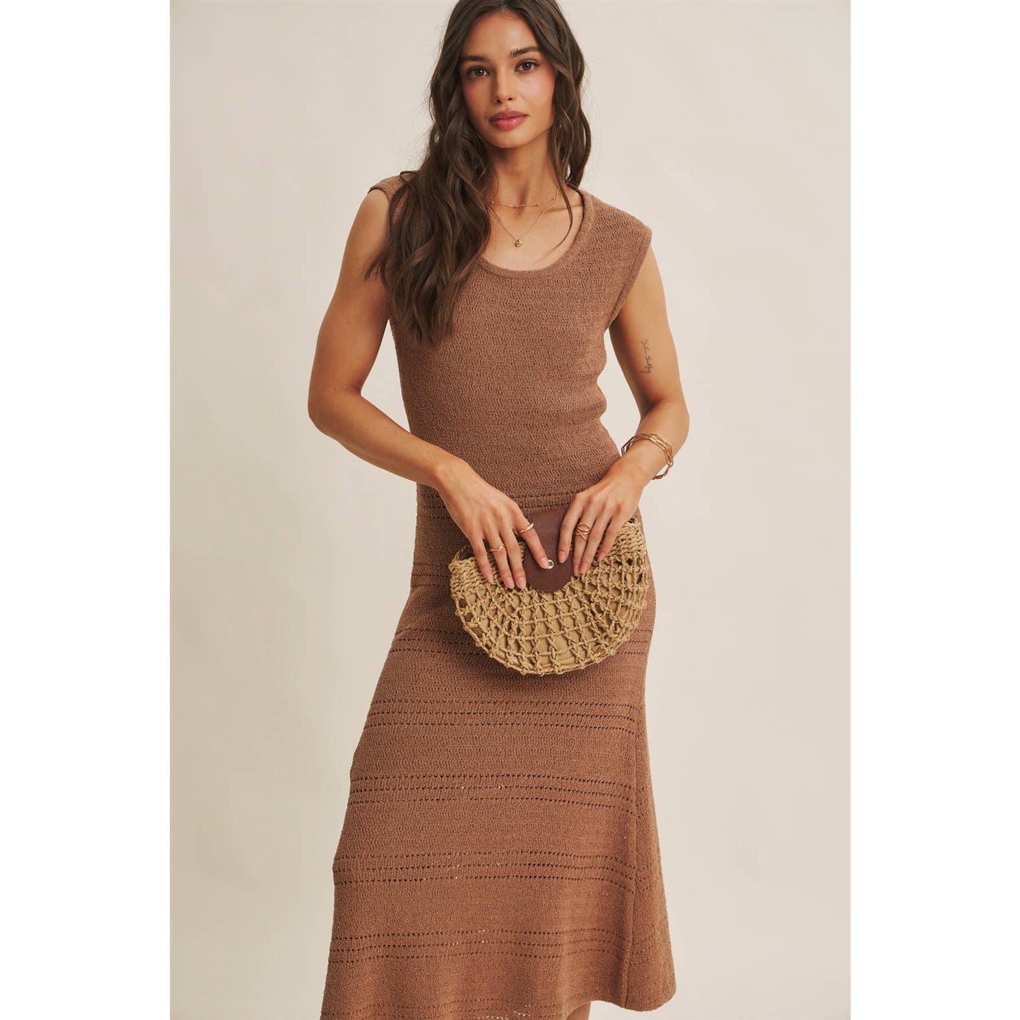 Coastal Knit Midi Dress