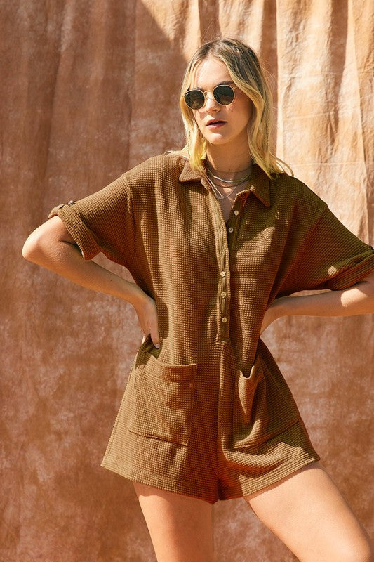 Oatmeal Romper