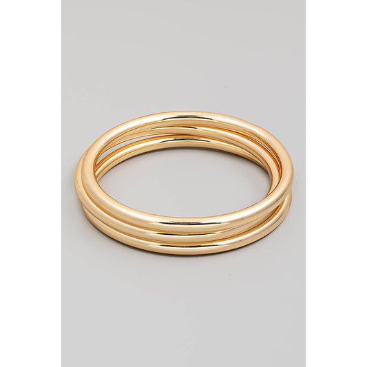 Triple Bangle Bracelet Set