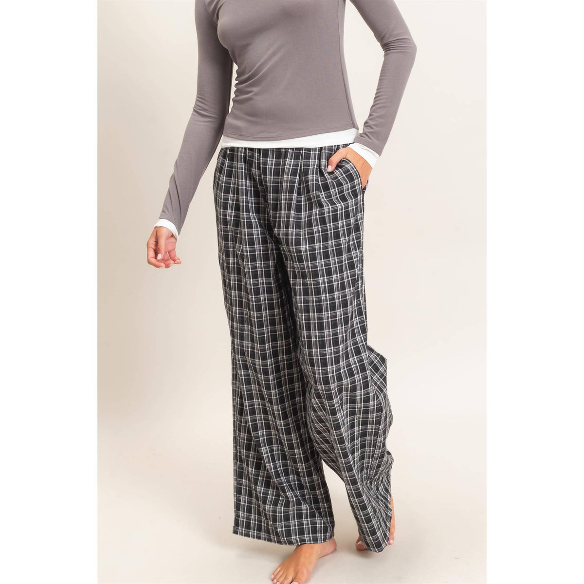 Slow Days Plaid Pants