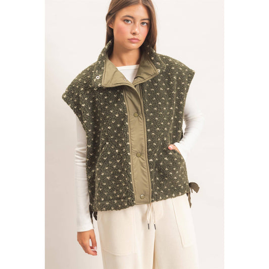 Dotty Sherpa Vest