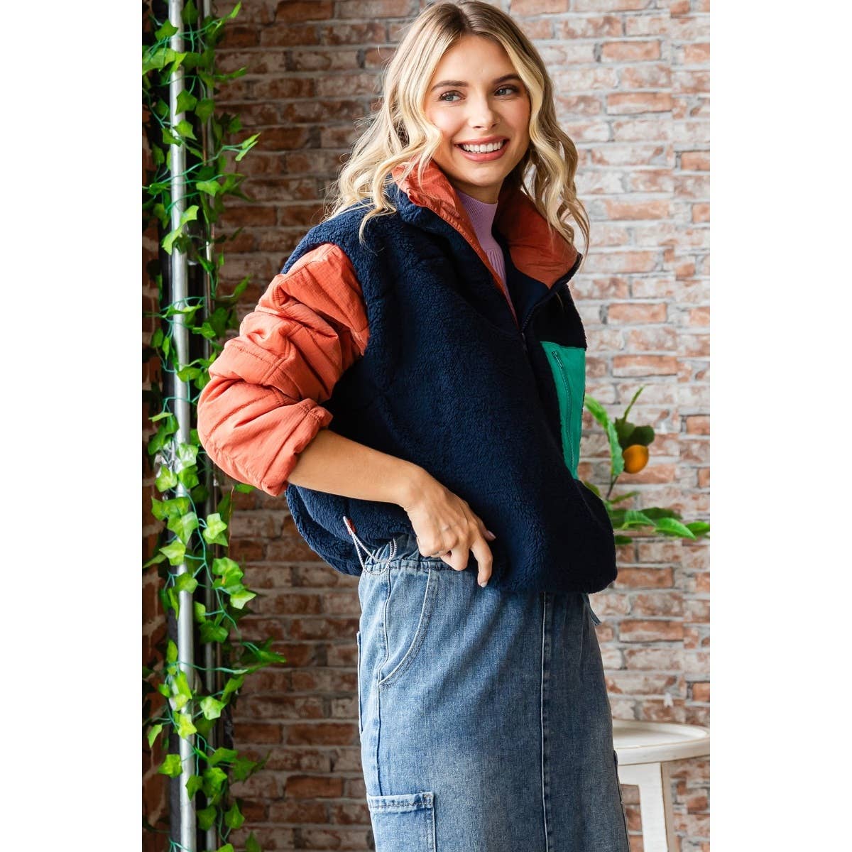 Alpine Quilted Half-Zip Sherpa | Choose Color