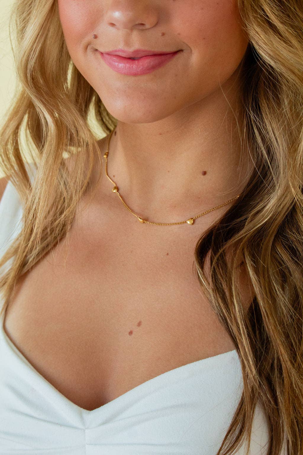 Hearted Chain Necklace
