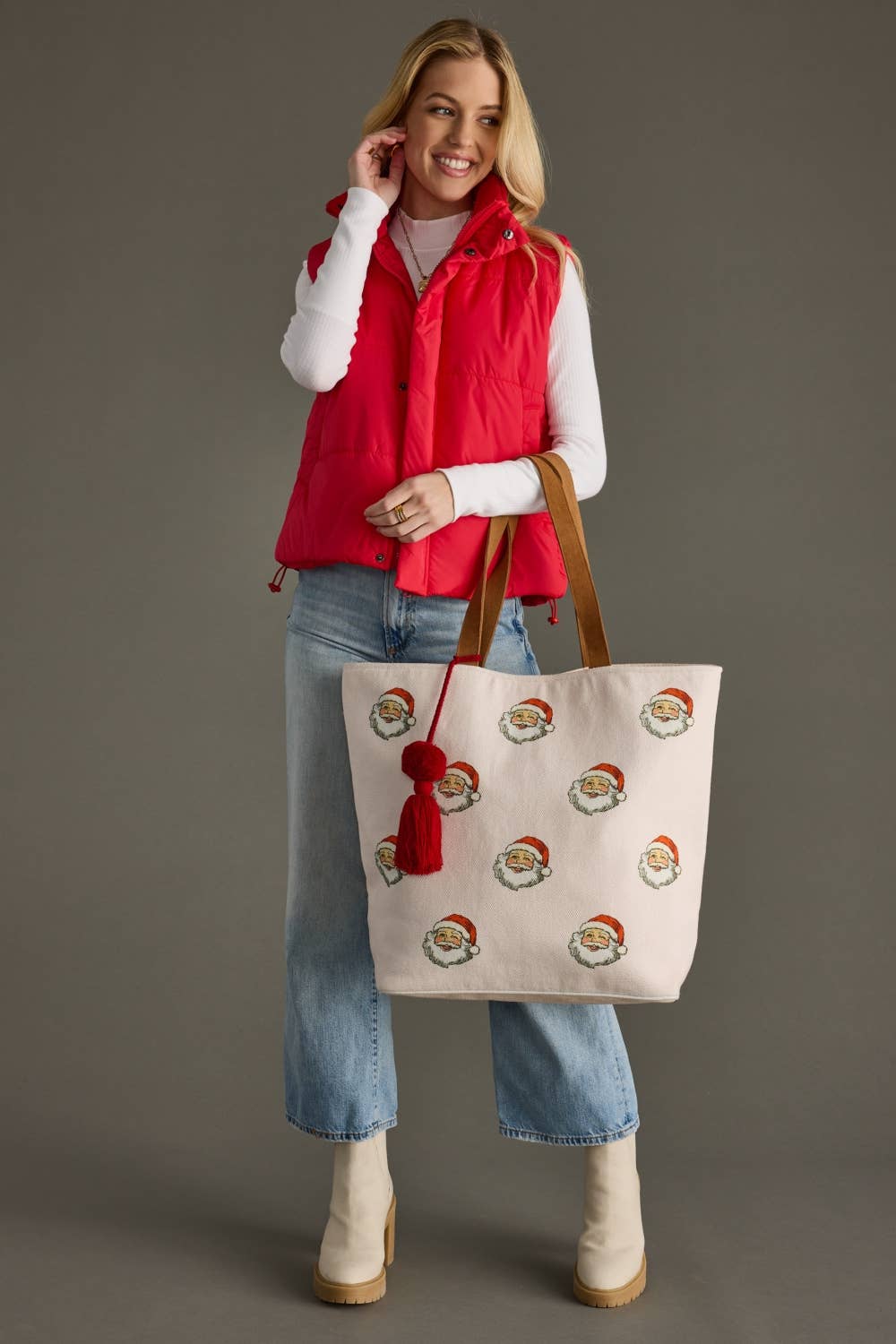 Red Winter Vest