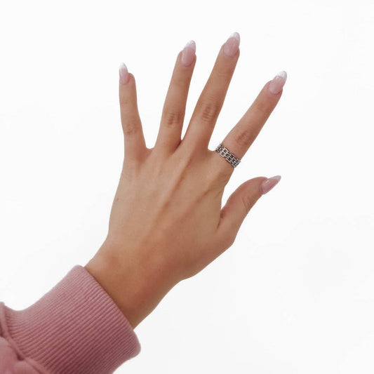 Lennon Lattice Ring WATERPROOF