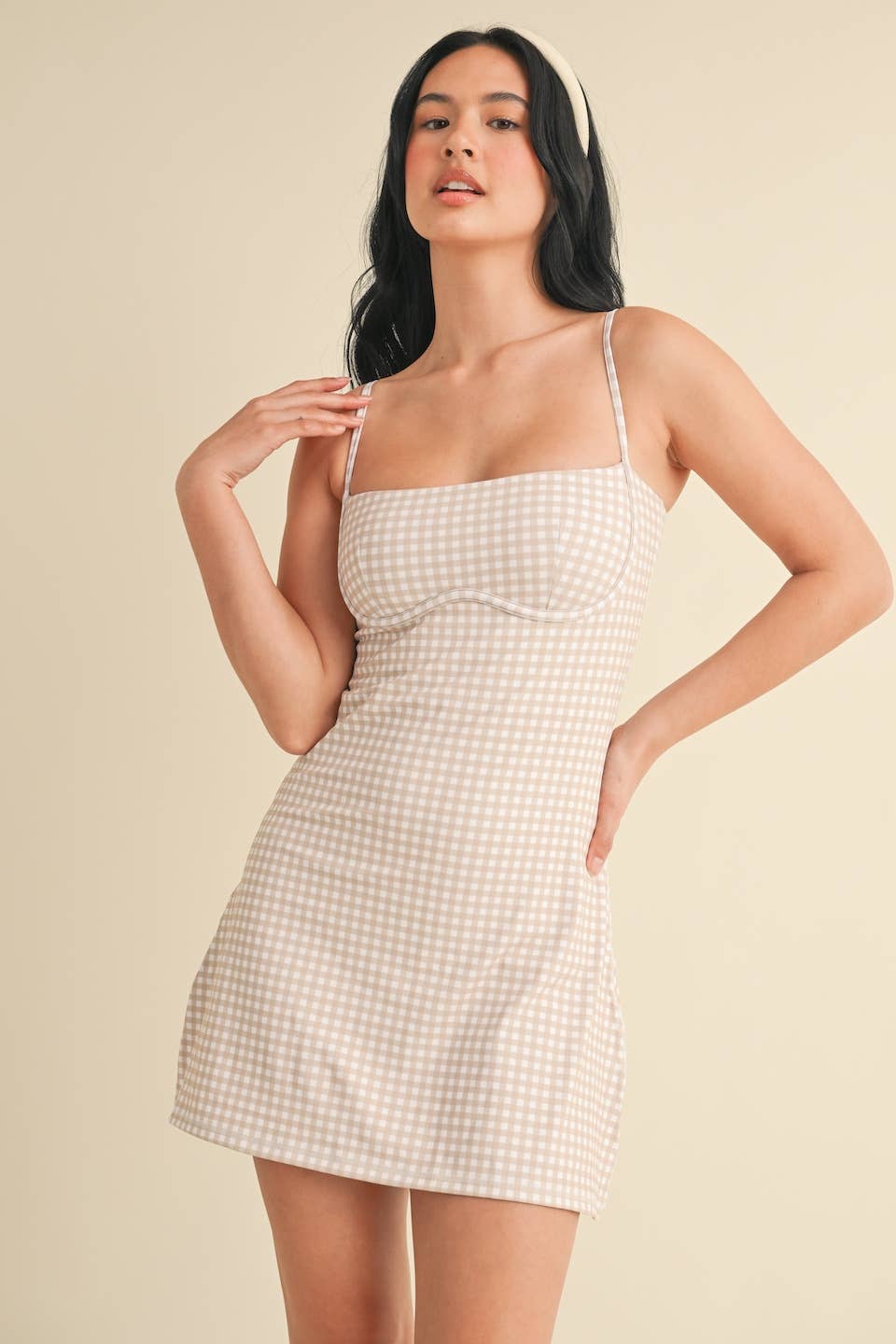 Gingham Sweetheart Dress