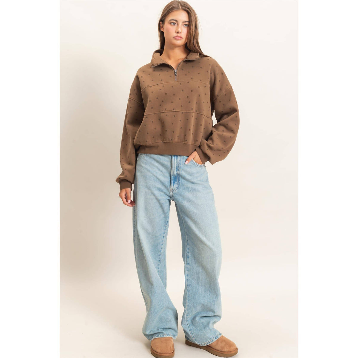 Starstruck Zip-Up Sweatshirt
