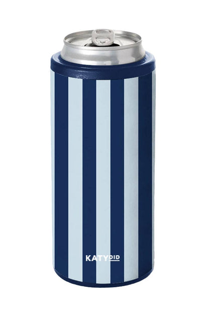 Light Blue and Navy Can Insulator