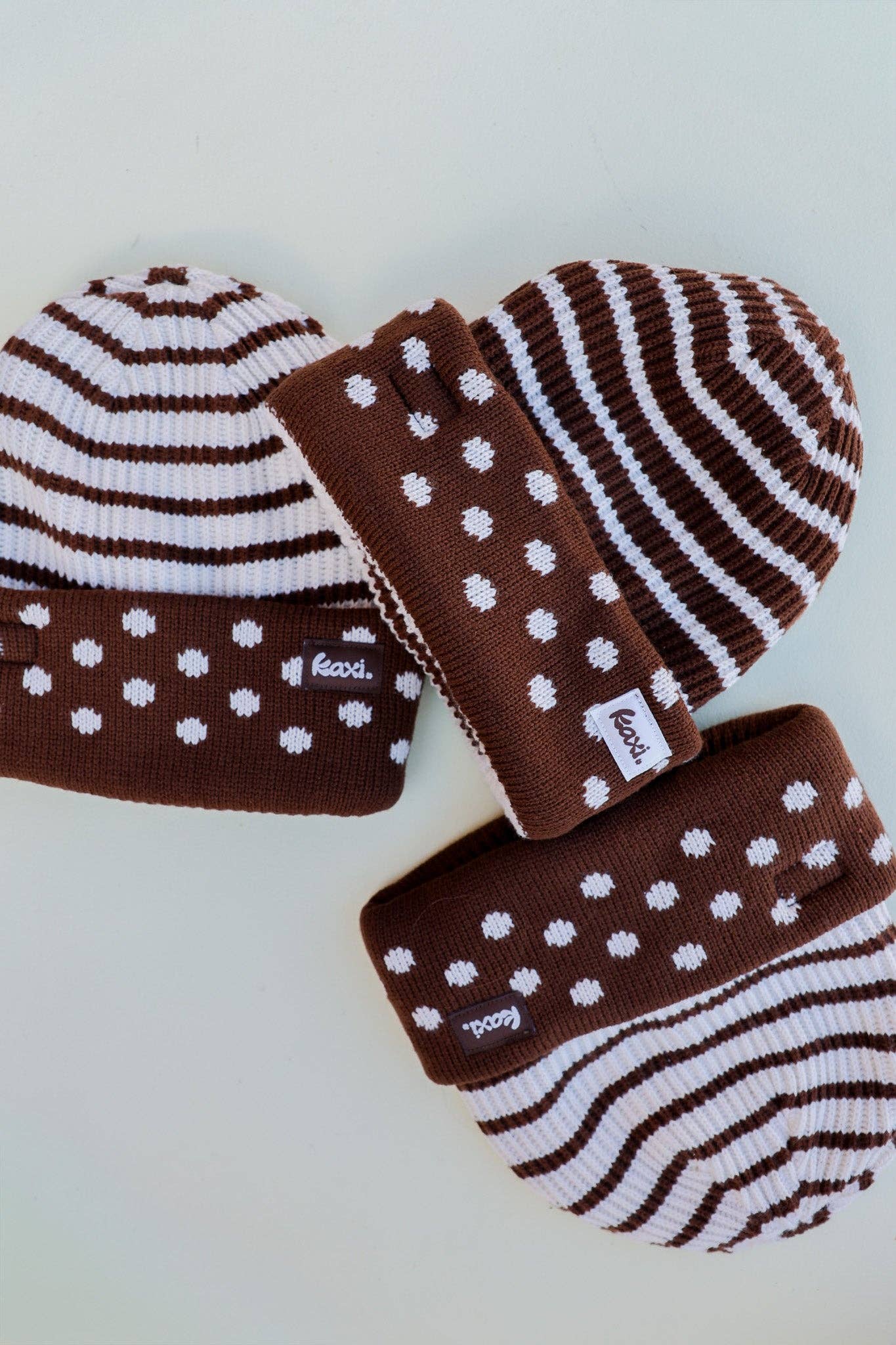 KAXI Polka Dot Reversible Beanie