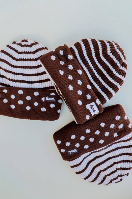 KAXI Polka Dot Reversible Beanie