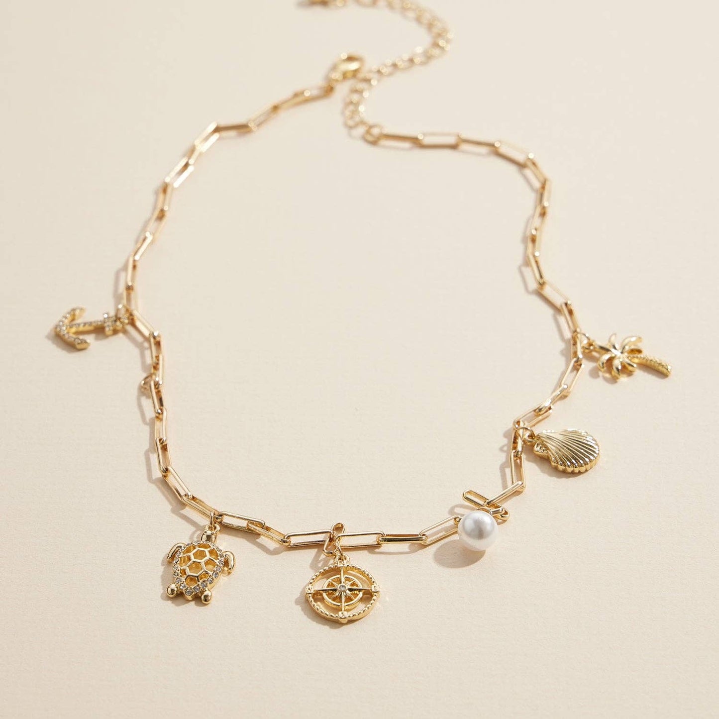 Nautical Necklace + Beach-Inspired Charms