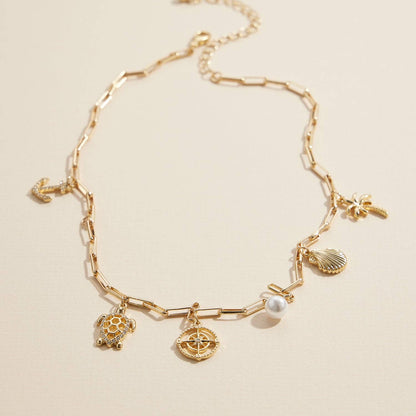 Nautical Necklace + Beach-Inspired Charms