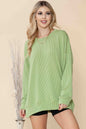 Wave Rib Oversized Sweatshirt | Choose Color