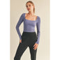Square Neck Seamless Top | Choose Color