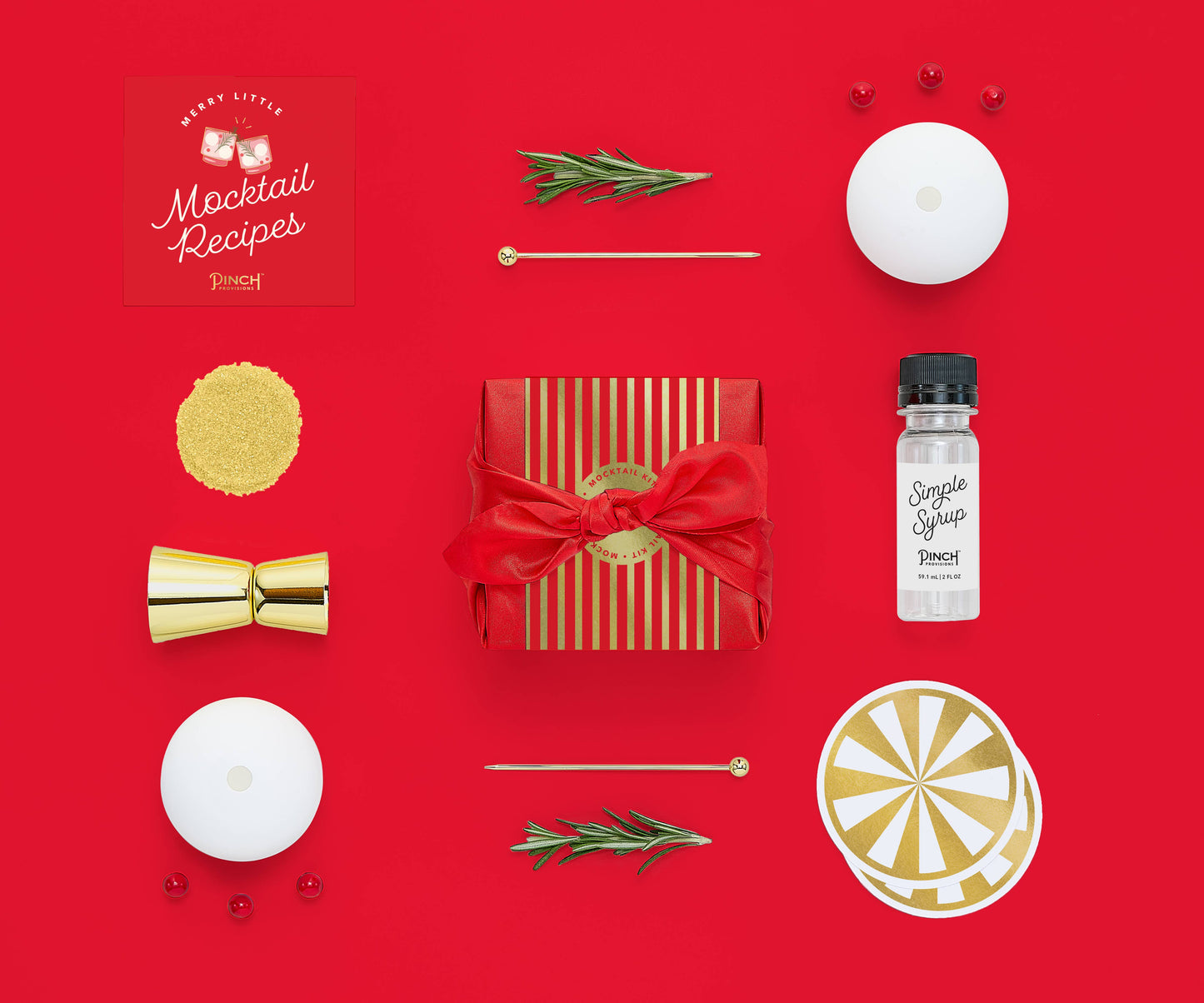 Mocktail Kit | Red Holiday Gift
