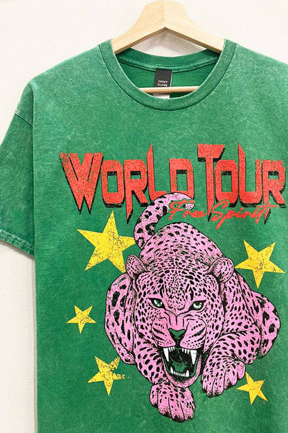 World Tour Leopard Tee