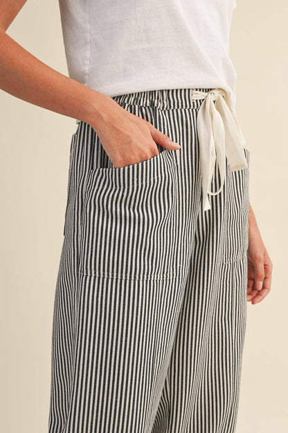 Striped Wide Leg Pants