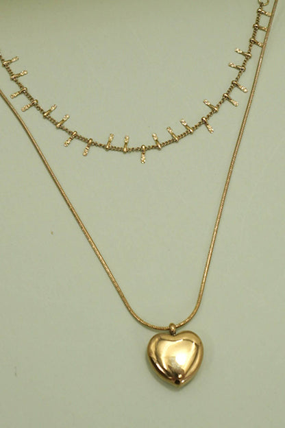 18K Stainless Steel Tarnish-Free Layered Necklace