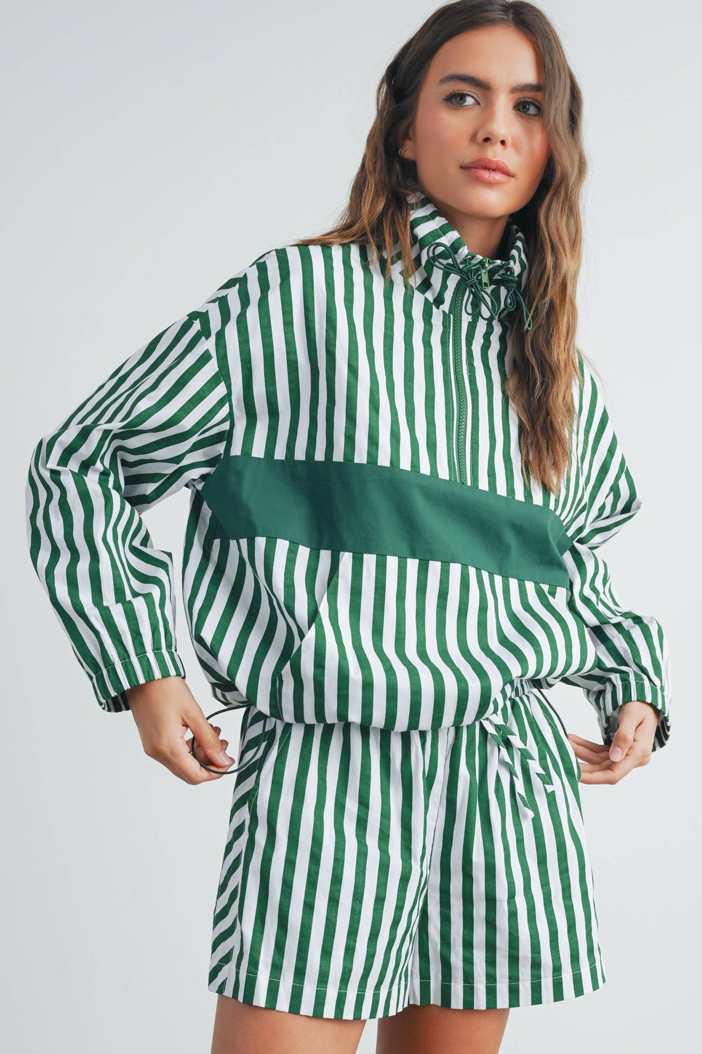 Striped Alina Shorts