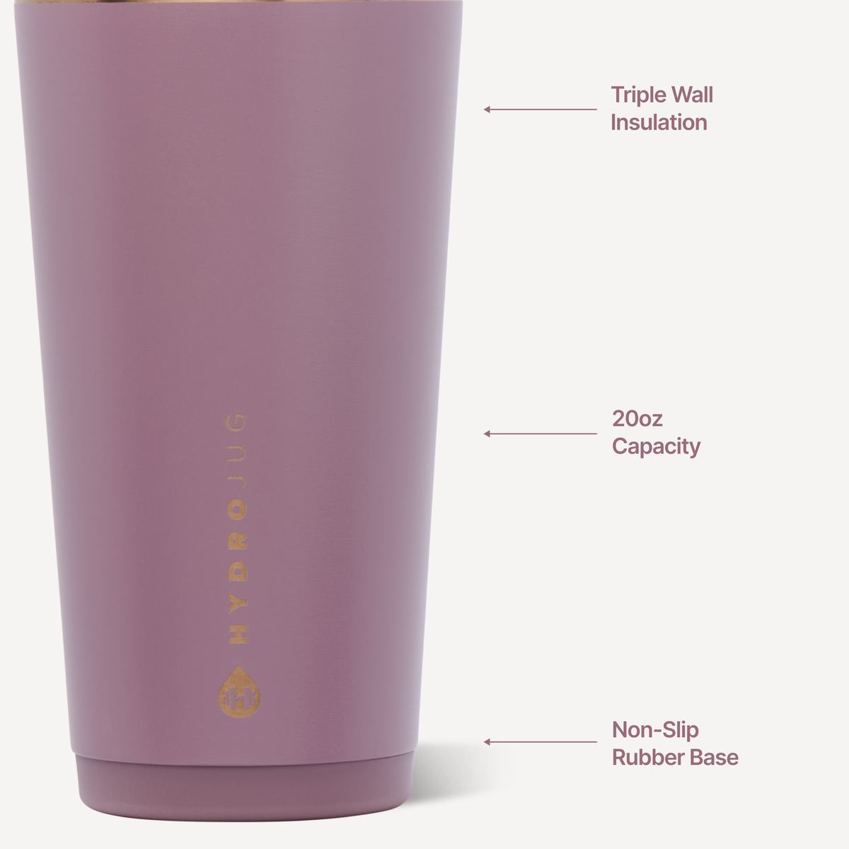 Rosewood HydroJug 20 oz Everyday Tumbler