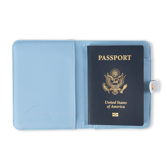 Blue Stripes Passport Cover