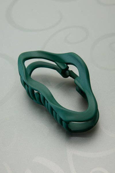 Wavy Oval Claw Clip | Chose Color