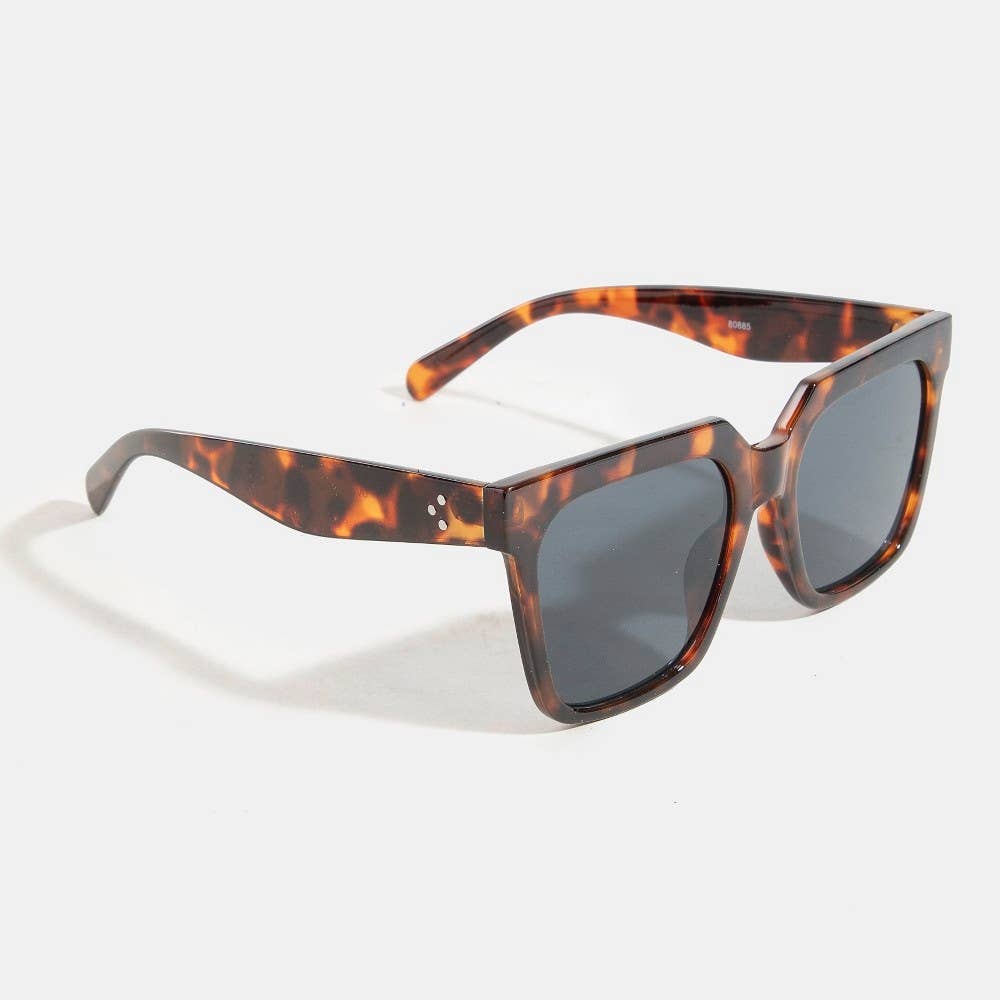 Oversized Square Acetate Sunglasses Set