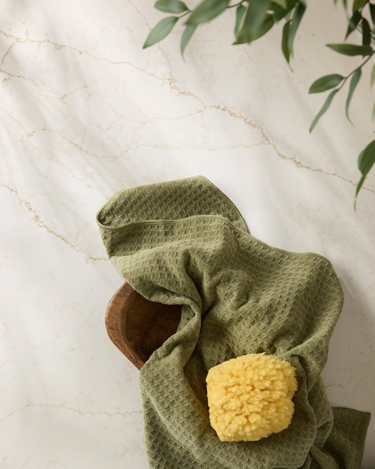 Olive Truffle Hand Towel