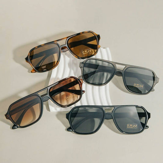 Modern Aviator Frame Sunglasses