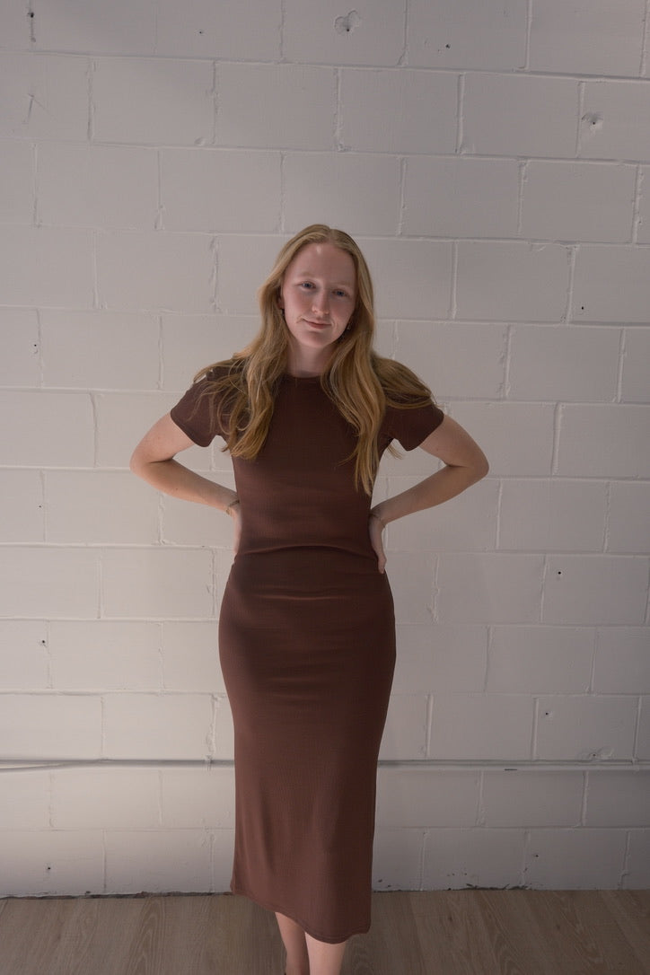 Espresso Hour Midi Dress