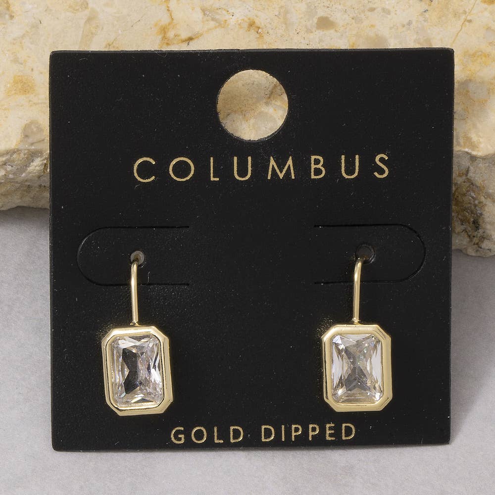 Emerald Elegance Drop Earrings